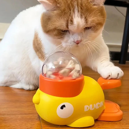 Little Yellow Duck Pet Leaking Device, Interactive Educational Training Toy, Puppy Leaking Feeder & Pet Supplies