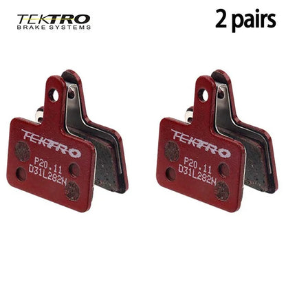 TEKTRO P20.11 Semi-Metallic Brake Pads for Mountain Bike Disc Brake Systems - High Friction, Durable & Quiet Performance