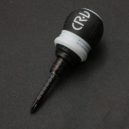 Ratchet Screwdriver Set Short Handle Cross Groove Drill Head Telescopic Detachable Steel Screw Driver Repair Hand Tools