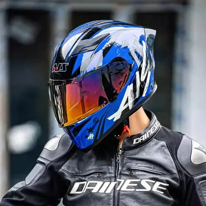 Motorcycle Helmet Full Face Double Lens Off-road Racing Helmet  Capacetes De Moto DOT Certification Motocross Cascos Para Motos