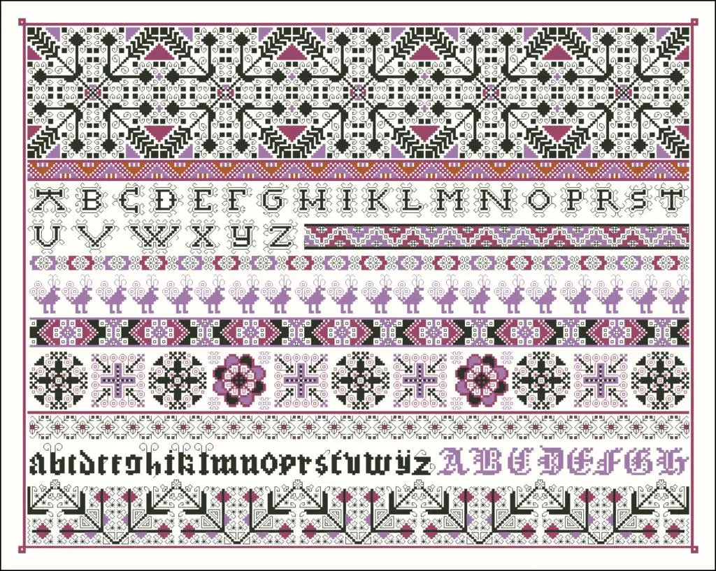 Beautiful Fox Cross Stich Embroidery Set Electronic Drawing Cross Stich Needlework PDF By Email 15TH