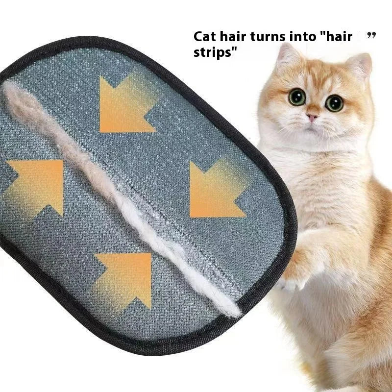Double-Sided Pet Grooming Glove: The Best Solution for Unwanted Pet Hair.