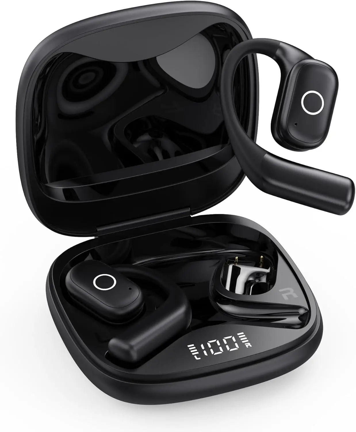 2026 New Open Ear OWS Earphones Bluetooth 5.4 Wireless Headphones HiFi Sound Headset Touch Control TWS Earbuds 60 Hours Playback