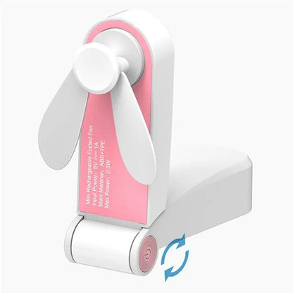 Removable Mini Fan USB Portable Folding Pocket Fan Can Be Hand-Held And Can Be Placed On The Desktop Fan
