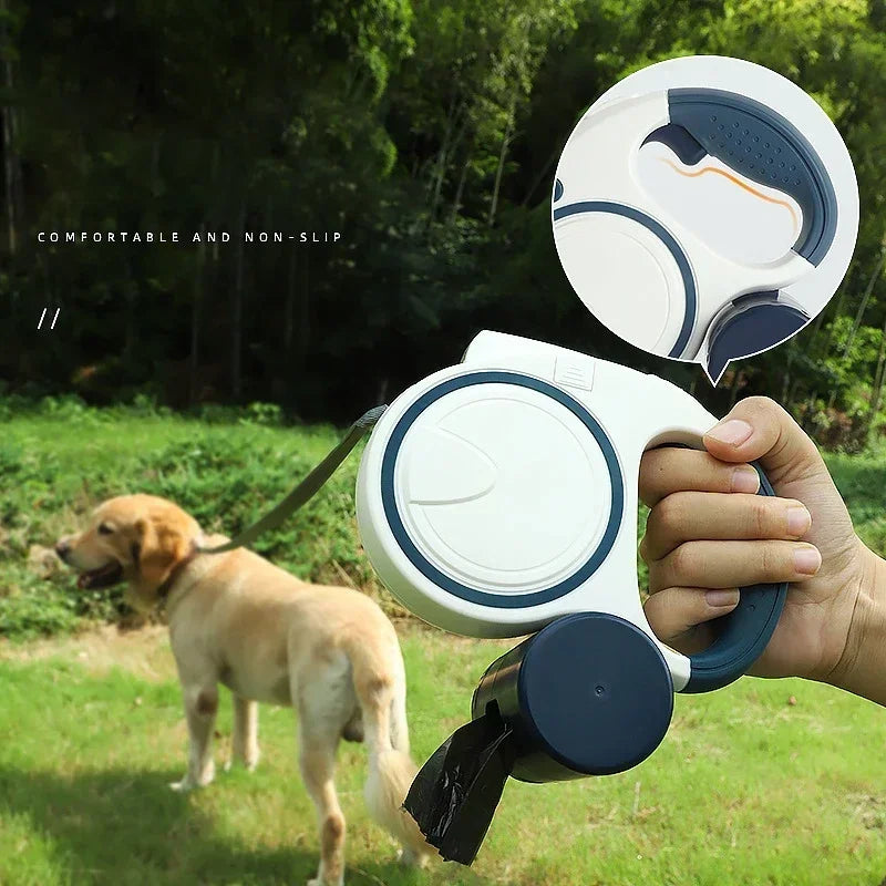 5m LED Light with Retractable Automatic Stretch Nylon Leash for Walking Dogs, Pet Supplies, Beautiful and Fashionable, Colorful