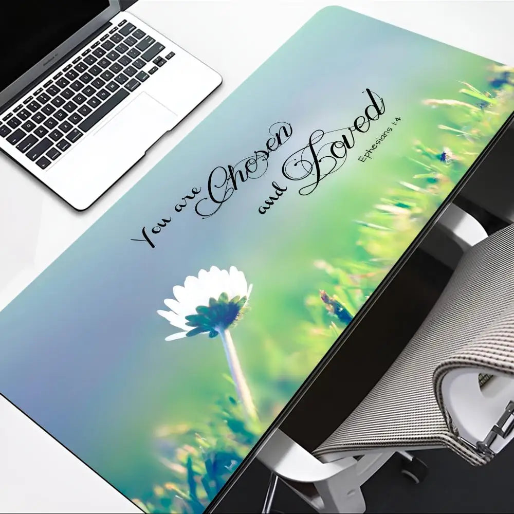 Bible Verse     Mouse Pad Game mouse pad face gamer desk pad mouse pad carpet accessories table pad
