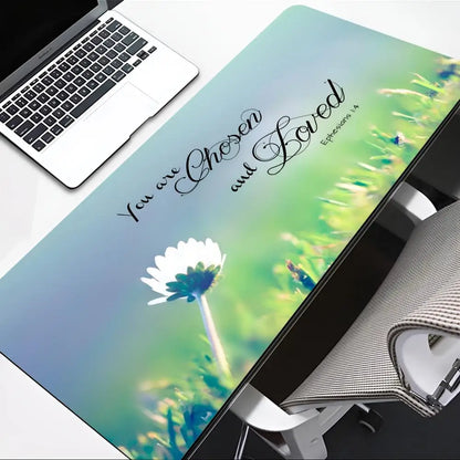 Bible Verse     Mouse Pad Game mouse pad face gamer desk pad mouse pad carpet accessories table pad