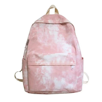 Nylon Versatile Backpack Black Grey White Red Waterproof Travel Bag Large Capacity Washable Computer Bag Unisex School Bag