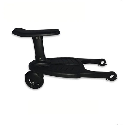 Universal Strollers Step Board Adapter with Seat Second Child Jogger Twins Scooter Baby Pram Hitchhiker Bumper