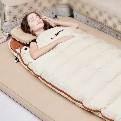 Lohascamping Adult Down Sleeping bag Machine washable Ultralight 3 Season Sleeping Bags for home Traveling Camping sleeping bag