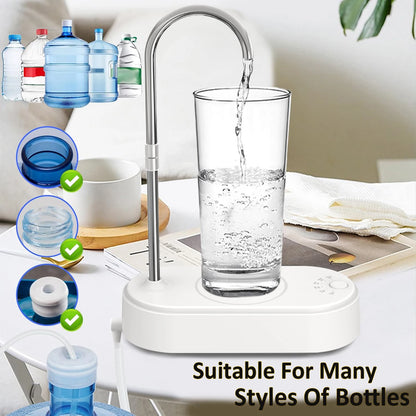 Electric Drinking Water Pump Automatic Water Dispenser For Gallon Drinking Water Bottle Pump For Home Office Portable Cold Water