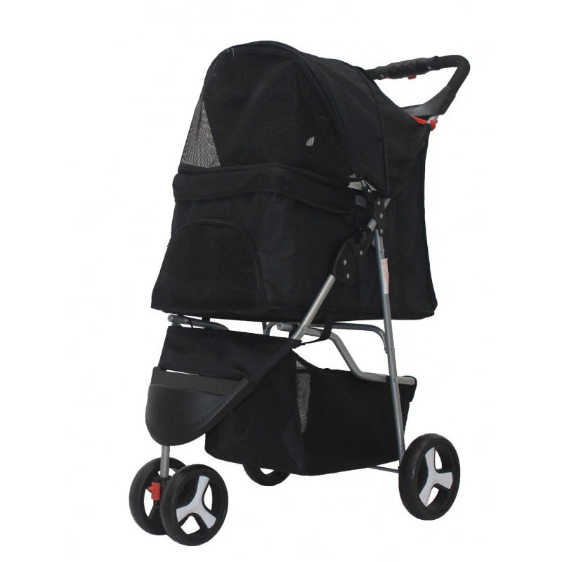 Waterproof Puppy Dog Pet Stroller for Travel Outdoors and Carrying Pets