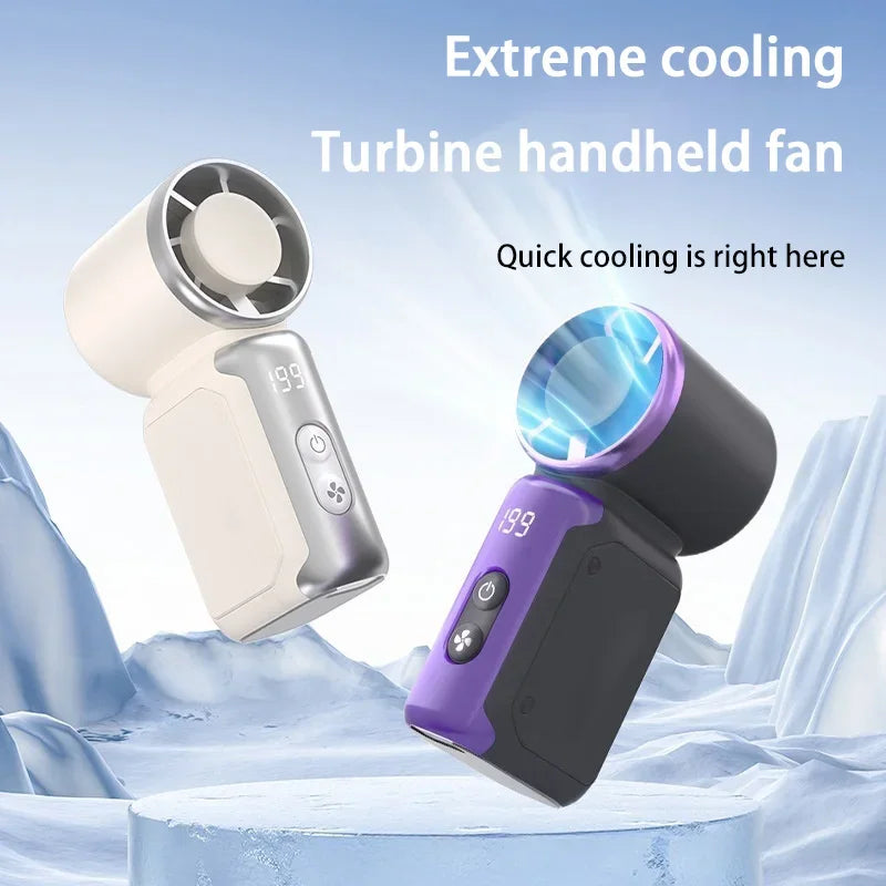 Mini Portable Handheld Fan | USB-Rechargeable | Pocket-Sized, Compact, and Quiet Fan | Ideal for Outdoor Activities, Dorm Rooms,