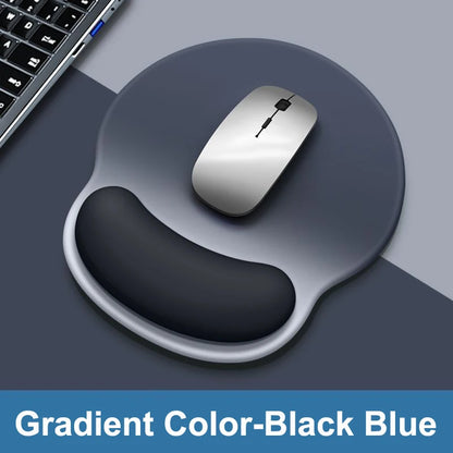 Gradient color mouse pad, comfortable wrist rest, non-slip mouse pad, soft mouse pad wrist rest, computer desktop foam mouse pad
