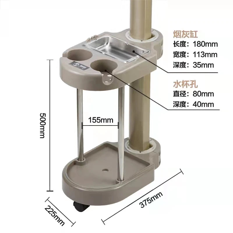Coffee Table Mahjong Machine Rotating Dining Table Water Cup Holder Chess Room Shelf