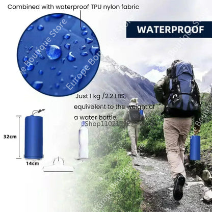 Outdoor Thicken Camping Mattress Ultralight Self-inflating Air Mattress Built-in Inflator Pump For Travel Hiking Fishing