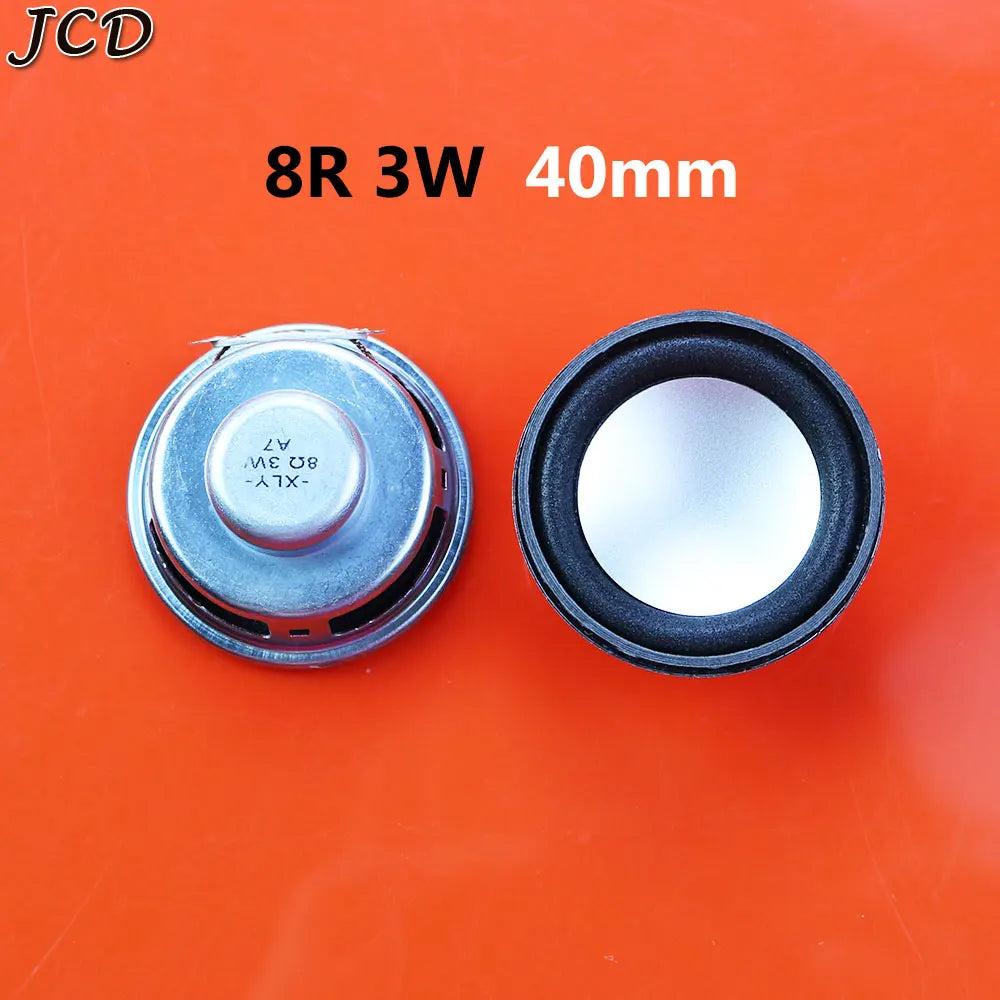 JCD 1Piece 8 ohm 8R 0.5W 1W 2W 3W 5W 0.5 1 2 3 5 watt LoudSpeaker  Diameter 50mm 57mm 66mm 77mm Speaker