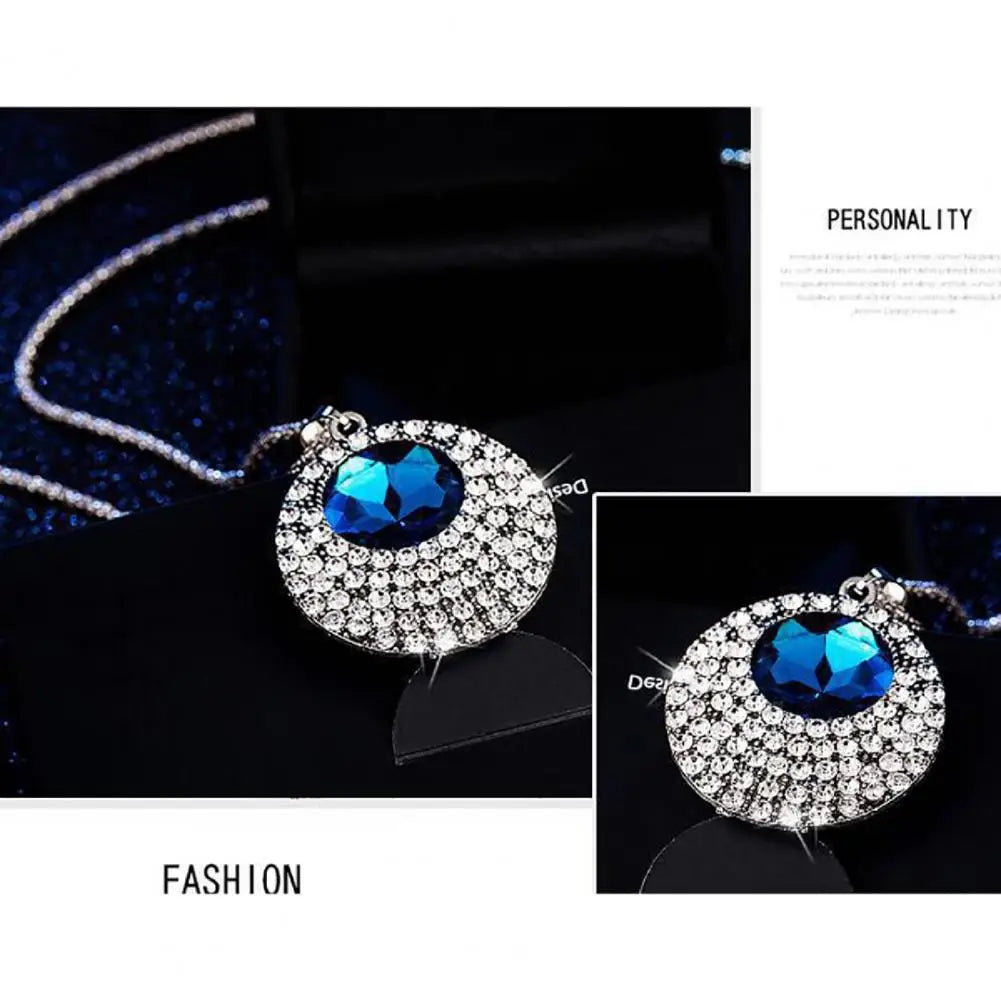 Chain Necklace Pendant Necklace Women Sweater Necklace Imitation Crystal Necklace for Women Jewelry Gifts Necklace on Neck 2023