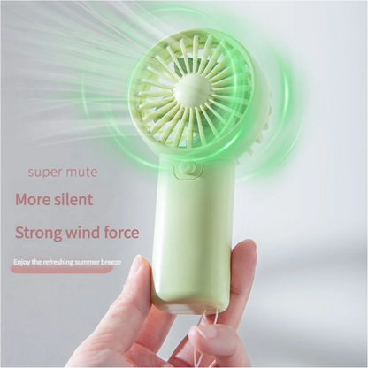 Portable Mini Handheld Fan, Pocket Size Lightweight AA Battery Powered Small Fan Creative Convenient Air Cooler For Home Outdoor