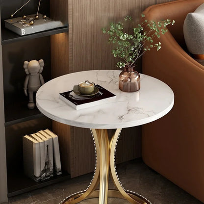 Creative living room side table, coffee table, small round coffee table, modern decorative bedside table, bedroom coffee