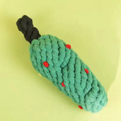 Pet Cotton Rope Slipper Knot Toy For Small Dogs Interactive Chew Toy Dental Clean Teeth Grind Tartar Control Non Toxic Dog Toys