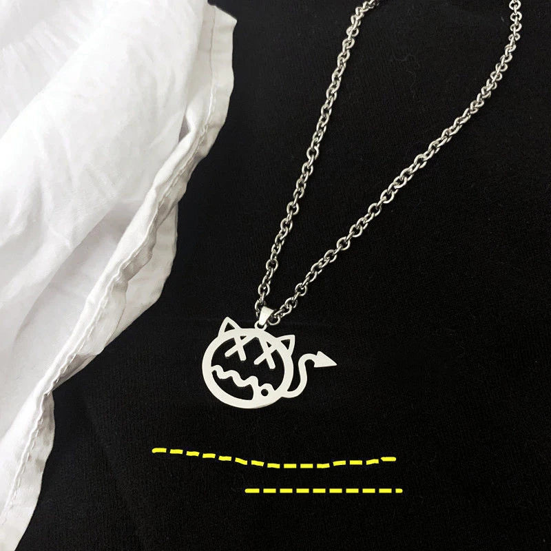 Necklace For Women Cute Girls Animal Sweet Heart Butterfly Fashion Party Rap Gummy Bears Blade