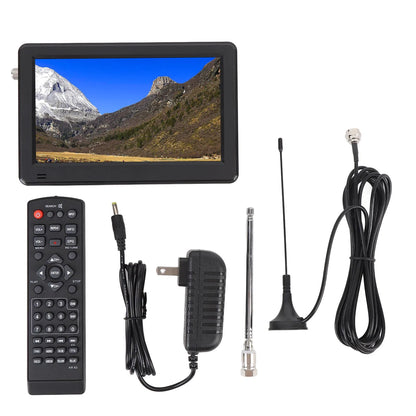 6 Inch Portable Digital ATSC TV ATSC  Digital TV Multi Formats Support High Sensitivity Tuner with Remote Control for Car