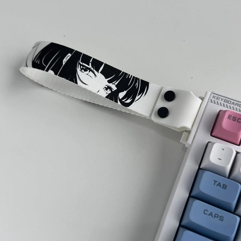 Fashion Keyboard Ribbon Mechanical Keyboard Strap Universal Personalized Anime Keyboard Ribbon Keyboard Decor Accessories
