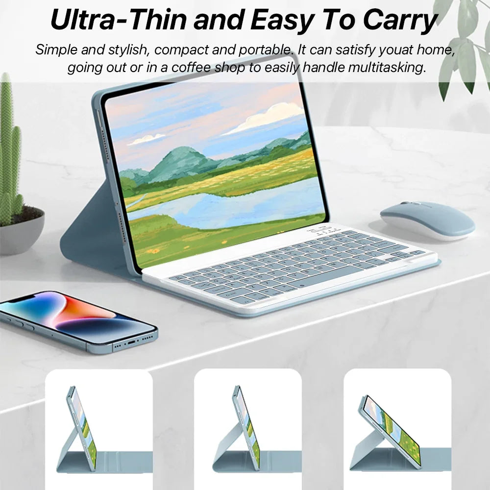 Keyboard Case Universal For Galaxy Active5 Active4 Active Pro 10.1 Inch SM-X350 X356B SM-T630 T636B T540 T547 Keyboard Cover