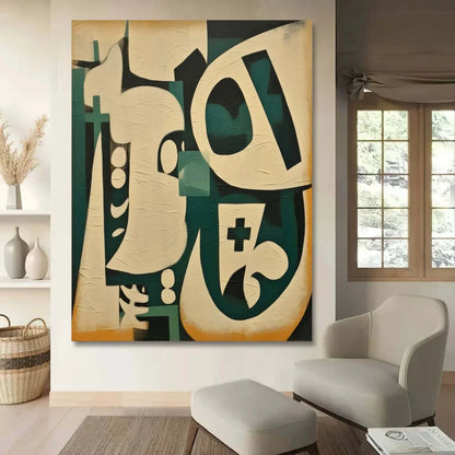 WABI-SABI Wall Art Handmade Painted Oil Painting On canvas Abstract Textured Painting Large Wall Decor For Living Room Decor