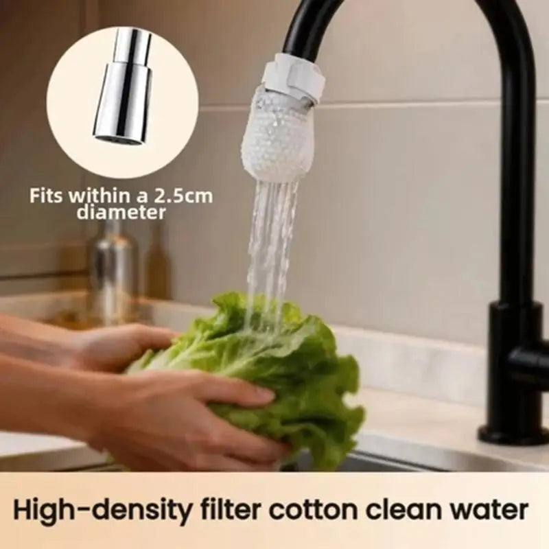 ㈅Faucet Filter Cotton Prevents Splashing And Filters Tap Water, , Sand, Rust, Scale, And Other Impurities