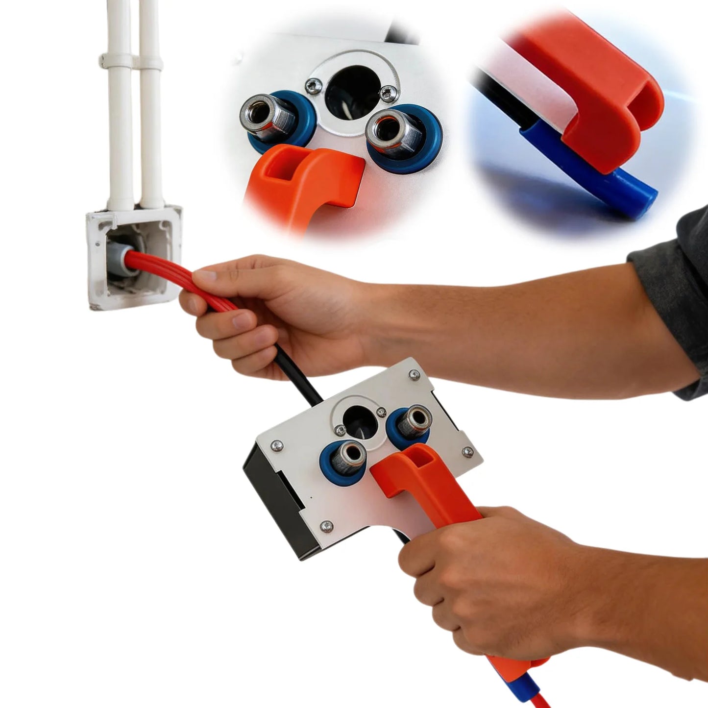 Electrician Wire Pulling Tool Labor-Saving Conduit Wire Threader Home Renovation Wire Puller for Easy Wiring & Conduit Fishing