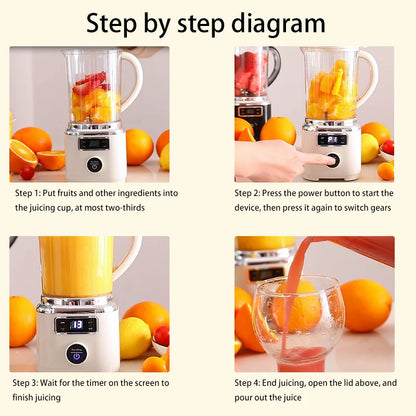USB Charging Portable Blender, Small Household Juicer - Easy to Clean