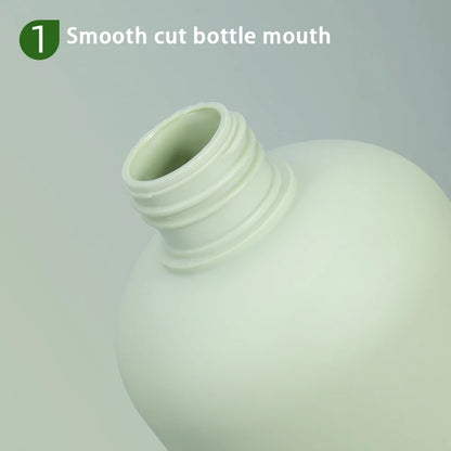3pcs 100ml/200ml Plastic Travel Shampoo Bottles Clear Blue Shampoo Lotion Shower Gel Foam Pump Bottles