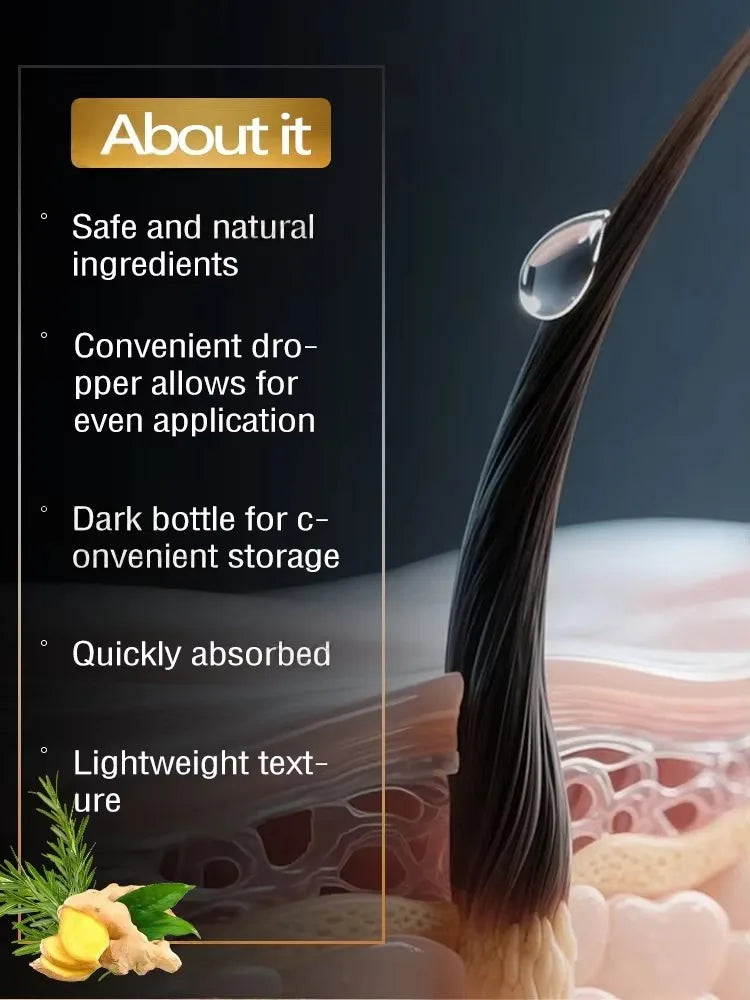 Revive Hair from the Root Hair Growth Serum, Awaken Dormant Follicles for Visibly Thicker Hair