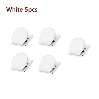 5-Piece Magnetic Office & Fridge Clips Multi-Color Multi-Functional File Organizers Suitable for Home, Kitchen, and Office Use