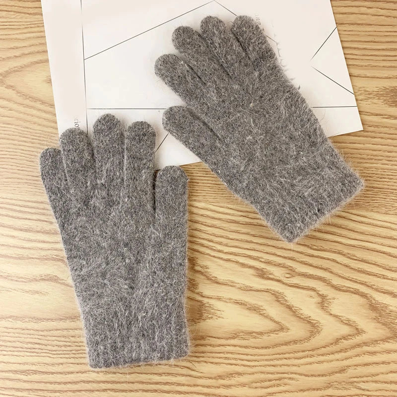 Gloves women's winter cute plush warm riding gloves women gloves womens gloves women winter gloves winter gloves women