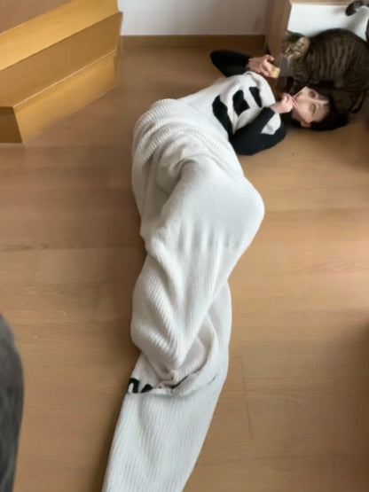 Large Socks Sleeping Bag Creative Socks Funny Sleeping Bag Thicken Outdoor Home Sofa Soft Warm Blankets Men Women Kids