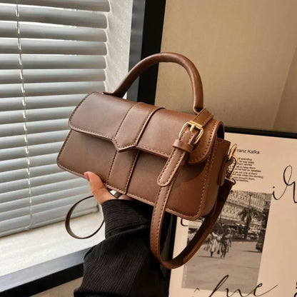 Pu Leather Shoulder Bag for Women Handbag  Fashion Crossbody Bags Vintage Underarm Bag Square Satchel Сумка Женская 2026 Тренд