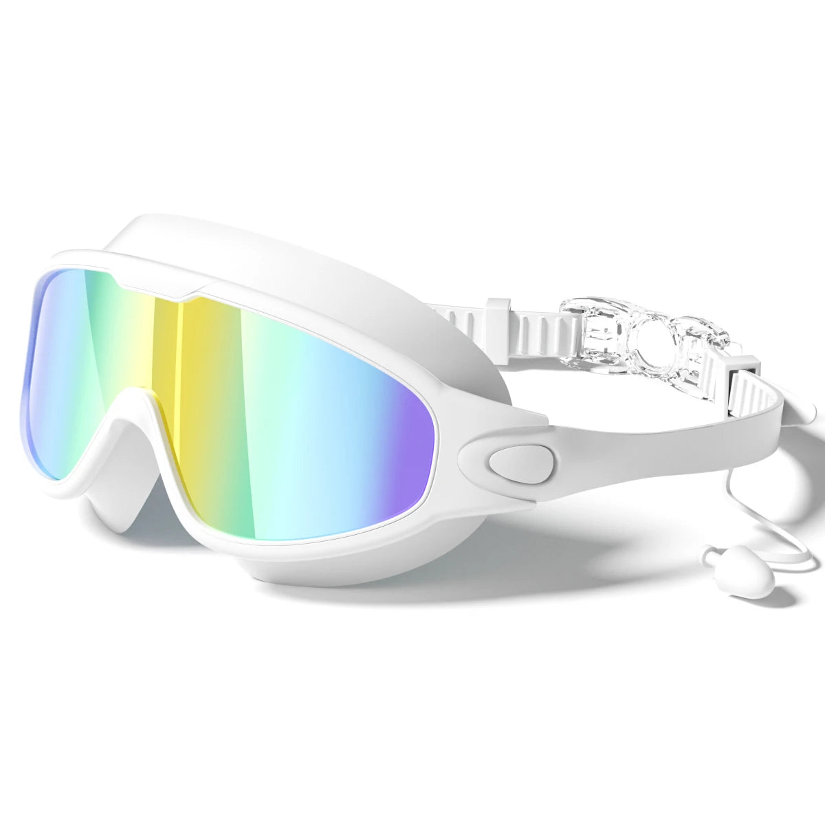 Adult Swimming Goggles Wide View Anti-Fog UV Protection Leak-Proof Swim Glasses Unisex for Men Women