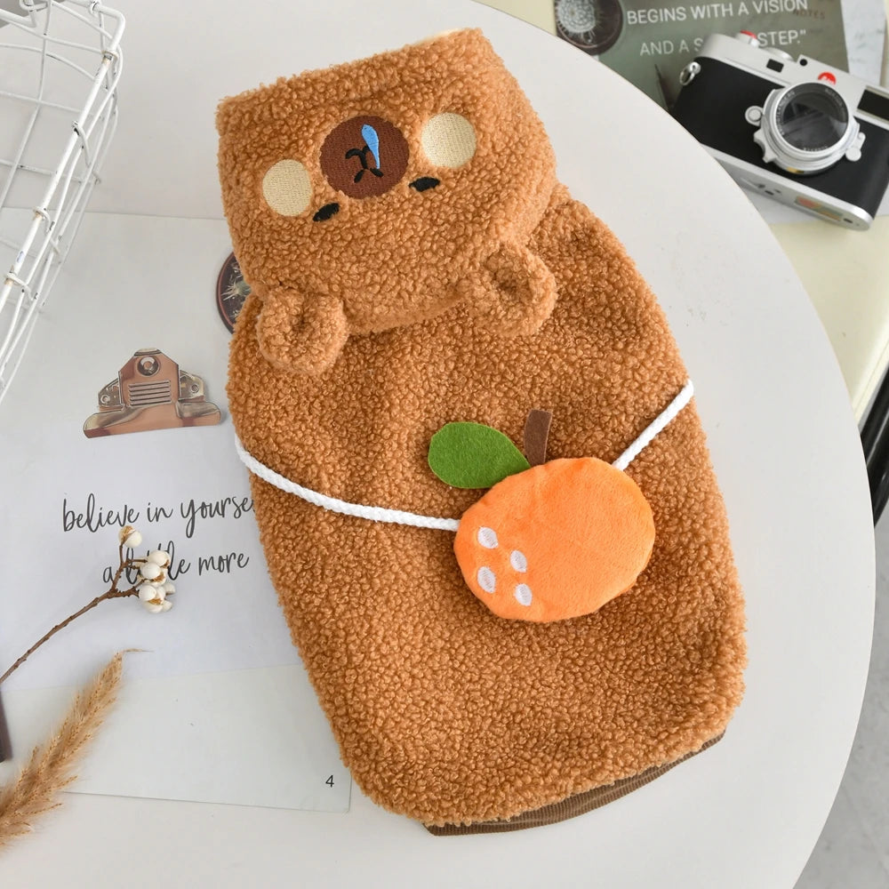 Fleece Dog Clothes Cosplay For Small Medium Puppy Animal Autumn Winter Chihuahua Yorkie Halloween Pet Apparel Garment Supplies