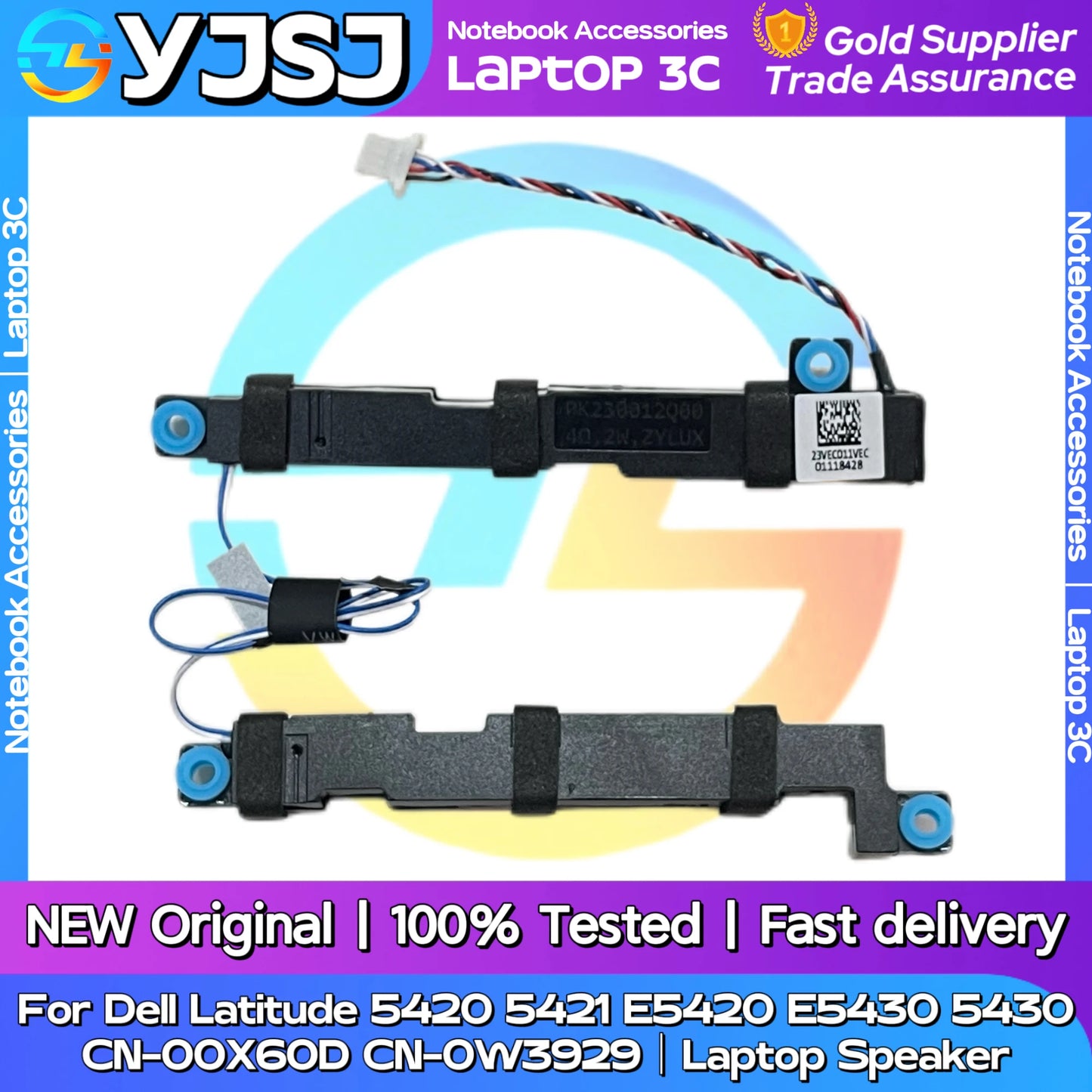 New Original Laptop Speaker For Dell Latitude 5420 5421 5430 5431 E5420 E5421 built-in speaker horn audio CN-0W3929 PK230012Q00
