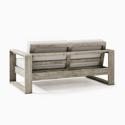 Modern Design Garden Sofa Set for Outdoor Patio Courtyard Leisure Teak Wooden Furniture for Home Hotel Villa Park Apartment