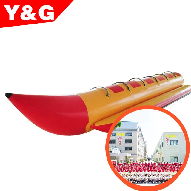 Inflatable Banana Boat For Sale| 2 Years Warranty, Inflatable Fishing Boat| Free Design, TUV, Inflatable Water Banana Boat