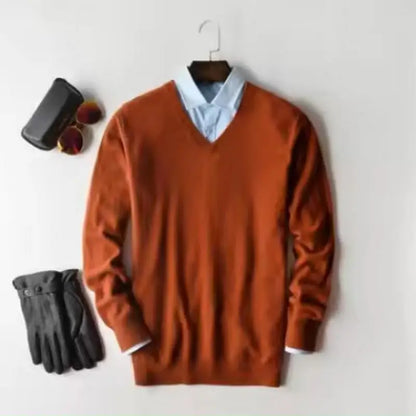 Cashmere Cotton blend sweater men pull homme 2025 autumn winter sweter clothes sueter hombre man pullover sweaters
