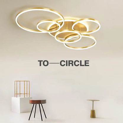 LED Ceiling Chandelier Lighting For Home Living Study Room Bedroom Dimmable Ceiling Lamp Indoor Lighting Decoration Lamps
