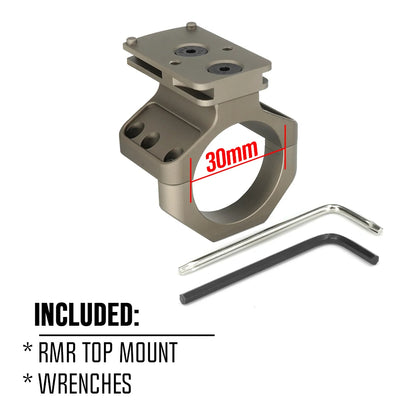 COMM C1 Modular Mount 1.54"/1.70" Optical Centerline Height 30/34mm Ring Size ScopeMount With Offset Optic Adapter