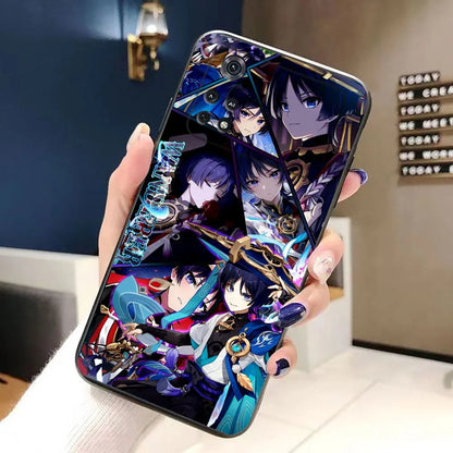 Zhongli Xiao Genshin Impact Phone Case For Xiaomi 15 15T 14T 13 12T 11 11T POCO F8 F7 F6 F5 X8 X7 X5 M6 M7 PRO Case Funda Cover