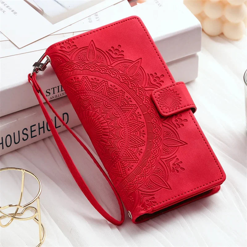 Xiomi 14T Case for Xiaomi 15 14T Pro 14 13 12 12X 12S Lite Mi 11 Lite 5G NE 10 Pro Fundas Zipper Magnetic Leather Wallet Cover