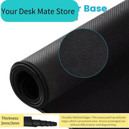 This mouse pad is a printed style with non-slip rubber base and washable cloth surface, suitable for gaming, office and PC desk
